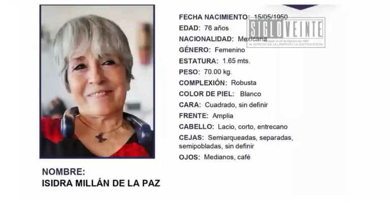 Buscan en Morelia a adulta mayor originaria de Huetamo; está desaparecida desde del pasado 20 de agosto