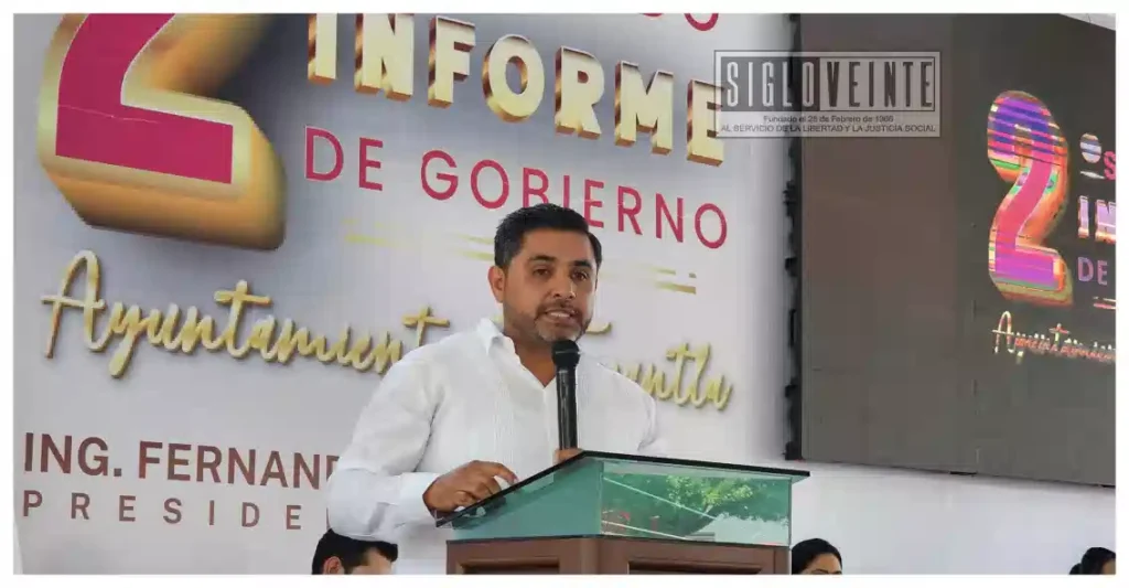 El alcalde de Tuzantla Fernando Ocampo rinde su Segundo Informe y destaca avances en caminos, obras, campo y finanzas sanas