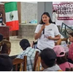 En su visita a Huetamo, Celeste Ascencio refuerza su acercamiento con la militancia de Morena