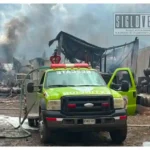 Explosión e incendio en planta de residuos químicos causa alarma en Ciudad Hidalgo; hay dos heridos