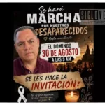 Familiares de Rogelio Portillo convocan a marcha por desaparecidos en Morelia para este domingo