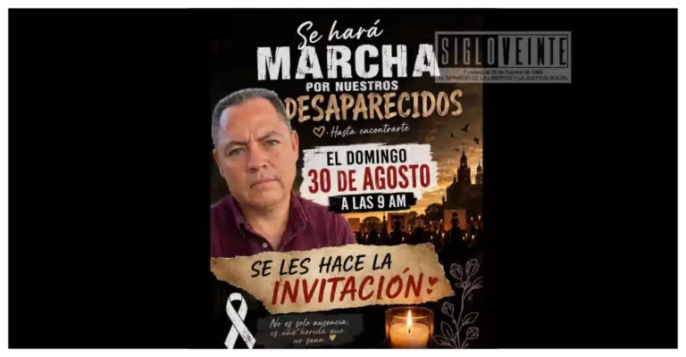 Familiares de Rogelio Portillo convocan a marcha por desaparecidos en Morelia para este domingo