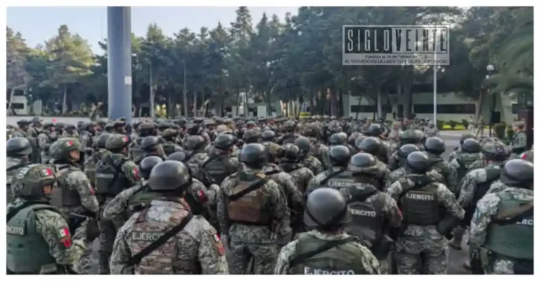 Llegan más de mil 500 militares y guardias nacionales para reforzar la seguridad en Michoacán