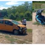 Motociclista resulta gravemente herida tras choque en la Huetamo-San Lucas