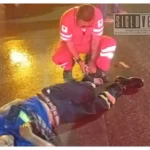 Motociclista resulta lesionado tras choque con camioneta en Huetamo