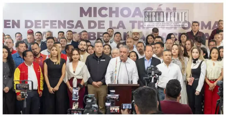 Raúl Morón destaca trabajo territorial y respaldo a la 4T en Michoacán
