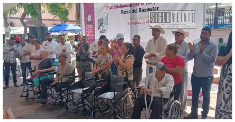 Realizan Feria del Bienestar en Tuzantla en el marco del Plan Michoacán por la Paz y la Justicia