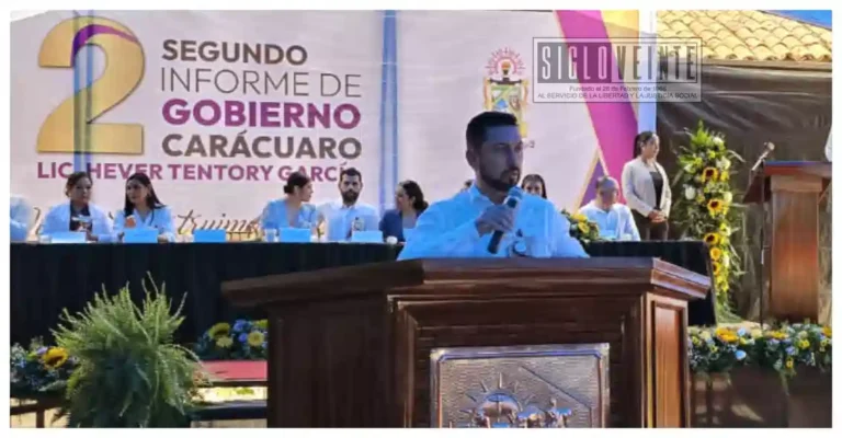Segundo Informe de Hever Tentory destaca apoyos sociales, agua potable y desarrollo rural en Carácuaro