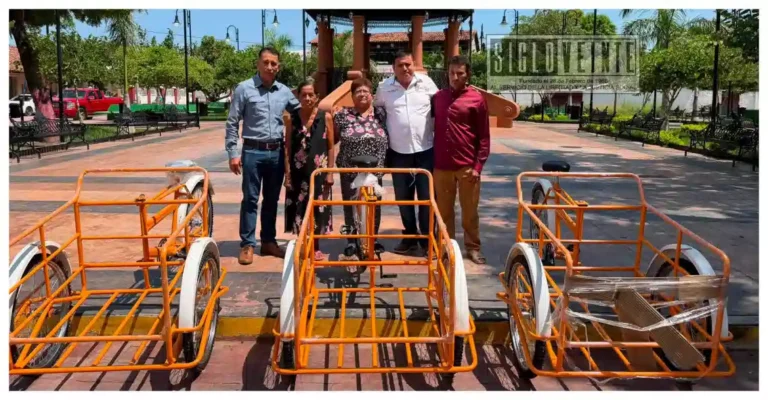 “Siempre tendrán nuestro respaldo”: alcalde de Zirándaro entrega triciclos a emprendedores
