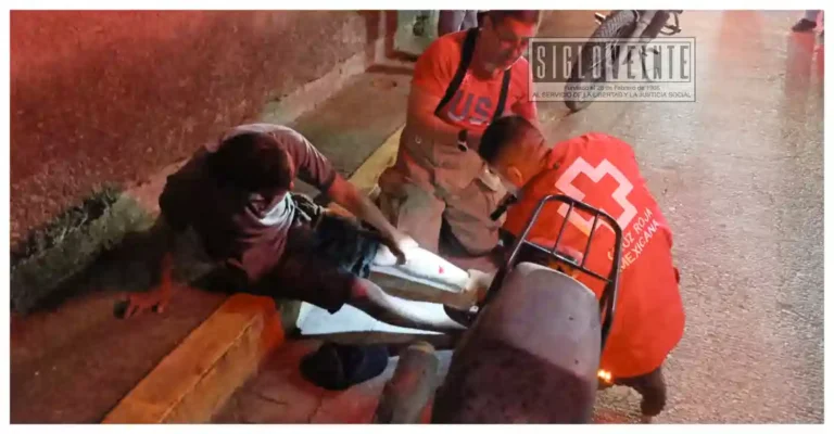 Un hombre resulta lesionado luego de choque entre dos motocicletas en Huetamo