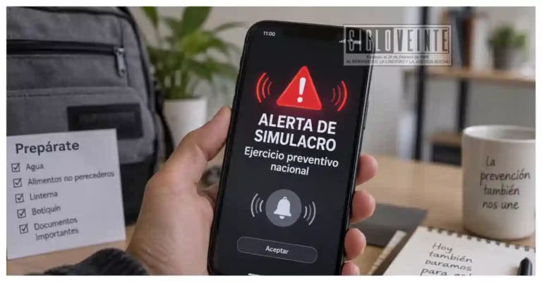 Atención: alerta llegará a celulares hoy sábado a las 12:00 horas por el Segundo Simulacro Nacional