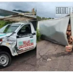Camión de carga y camioneta chocan en la carretera de Tiquicheo a Tuzantla