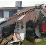 Camioneta termina contra puesto de tacos tras chocar con auto estacionado en Morelia