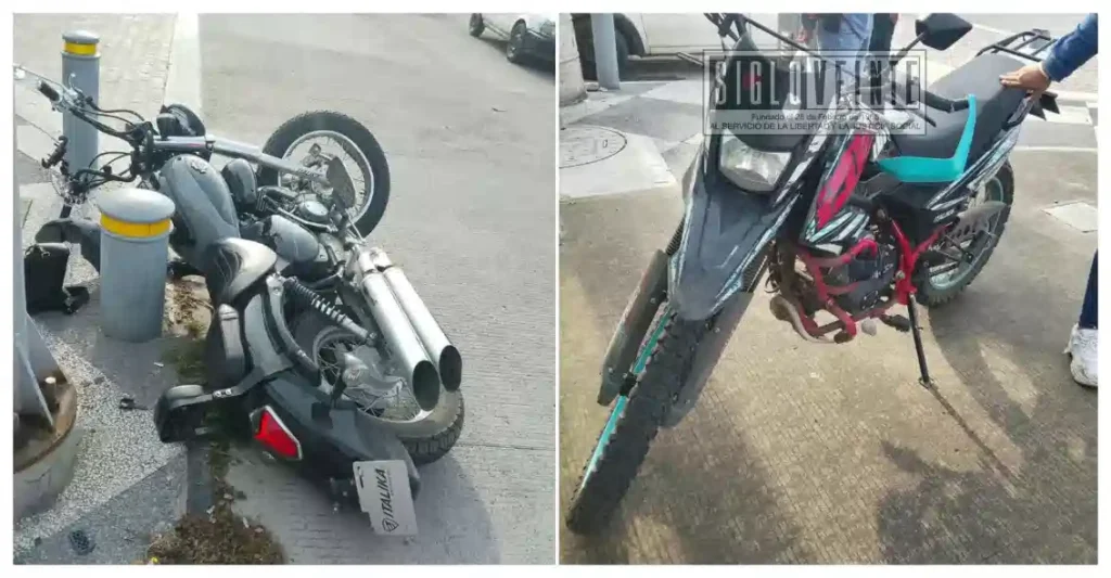 Choque entre dos motocicletas deja dos lesionados en Zitácuaro