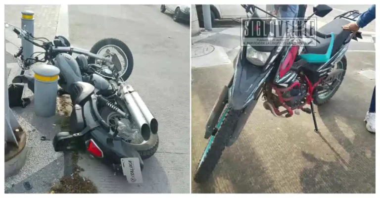 Choque entre dos motocicletas deja dos lesionados en Zitácuaro