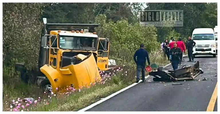 Choque frontal en la carretera Uruapan-Paracho deja tres personas sin vida