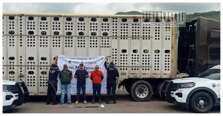 Detienen a tres con 565 mil pesos, droga y cartuchos en carretera Zitácuaro–Tuzantla
