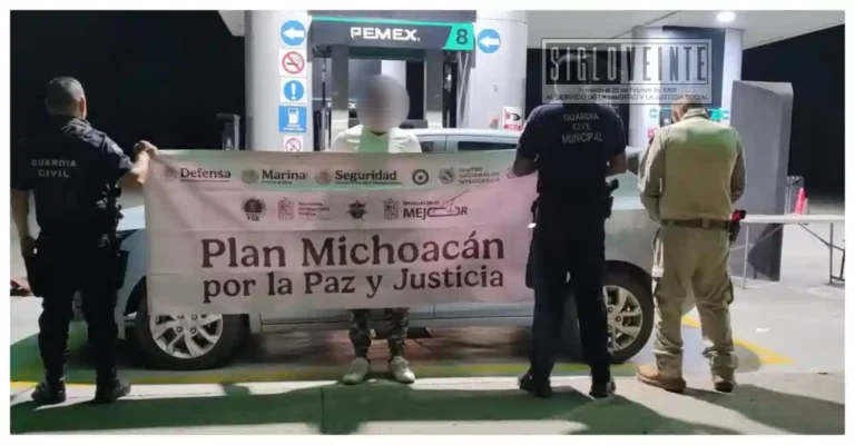 Guardia Civil asegura vehículo con reporte de robo en Huetamo