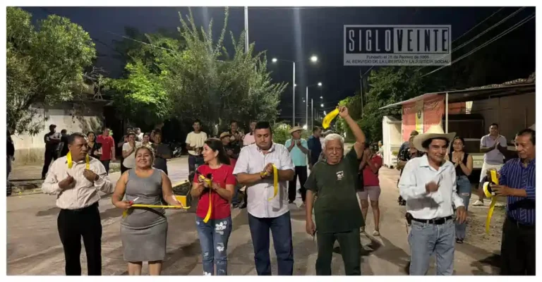 Inaugura Jaime Torres alumbrado en importante avenida de Zirándaro; anuncia el alcalde la renovación de luminarias de la cabecera