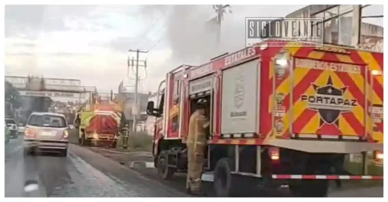 Incendio de neumáticos daña red eléctrica y provoca fallas en el norte de Morelia