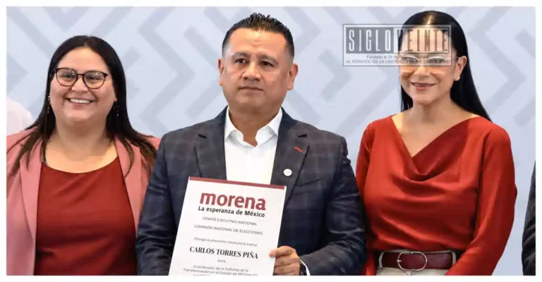 Morena define a Carlos Torres Piña como coordinador de la 4T en Michoacán rumbo al 2027