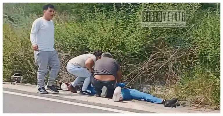 Muere joven motociclista de Coyuca de Catalán tras accidente en la carretera Riva Palacio-Cutzamala