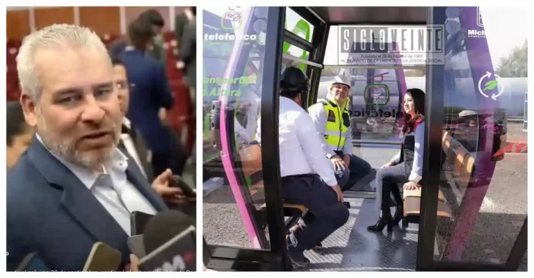 Se desdice Ramírez Bedolla: Teleférico de Morelia no arrancará el 30 de septiembre como lo había anunciado