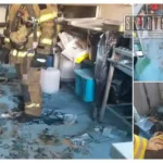 Trabajadores sofocan con extintores conato de incendio en restaurante de comida japonesa en Morelia