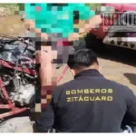 Volcadura en cuatrimoto deja a un hombre con fractura expuesta en Zitácuaro