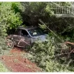 Volcadura en la carretera Huetamo-SanLucas deja tres lesionados, entre ellos una menor