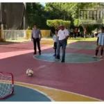 Acompaña Fernando Ocampo encuentros deportivos de la Zona 055 de Telesecundarias en Tuzantla