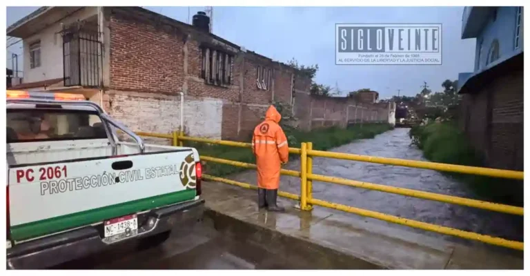 Alerta Protección Civil estatal por lluvias torrenciales en Michoacán ante posible intensificación del huracán “Simon”