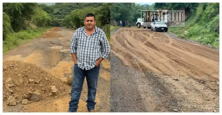 Atiende gobierno de Zirándaro deterioro del camino El Chorrillo–Carachurio; alcalde Jaime Torres ordena trabajos de rehabilitación