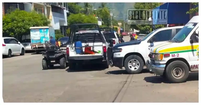 Balean a trabajador de mandados de 65 años tras presunto intento de privación de la libertad en Apatzingán