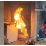 Explosión de cilindro de gas deja un hombre con quemaduras en Zitácuaro