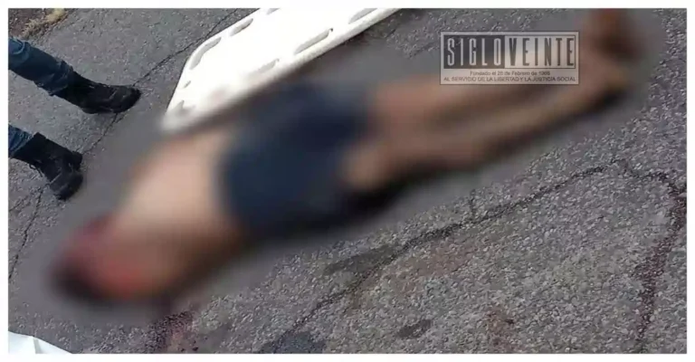 Hallan a hombre maniatado y asesinado frente al panteón municipal de Apatzingán
