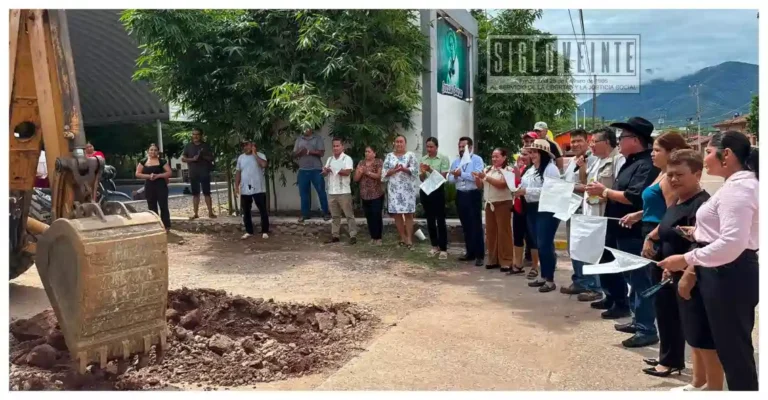 Impulsan obra de pavimentación en Purechucho mediante programa federal para pueblos indígenas