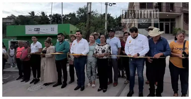 Inaugura Fernando Ocampo pavimentación que mejora acceso a las colonias Morelos 1 y 2 en Tuzantla