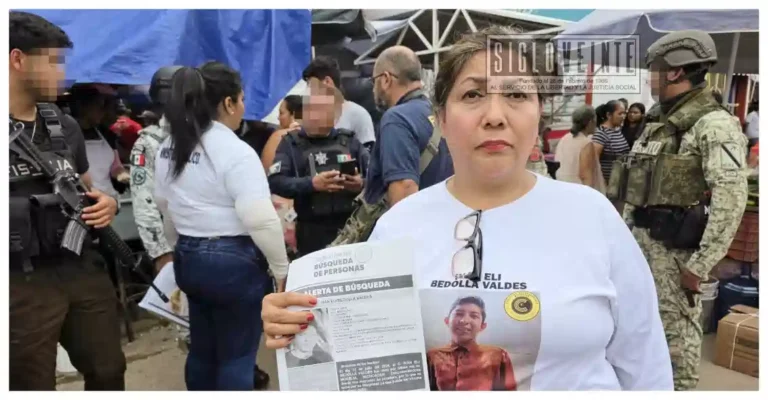 Madre buscadora recorre Huetamo para localizar a su hijo, desaparecido desde 2024 en Morelia