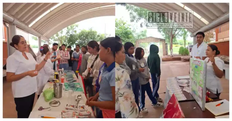 Promueve Centro de Salud de Huetamo la salud mental y la activación física entre estudiantes de secundaria en Purechucho