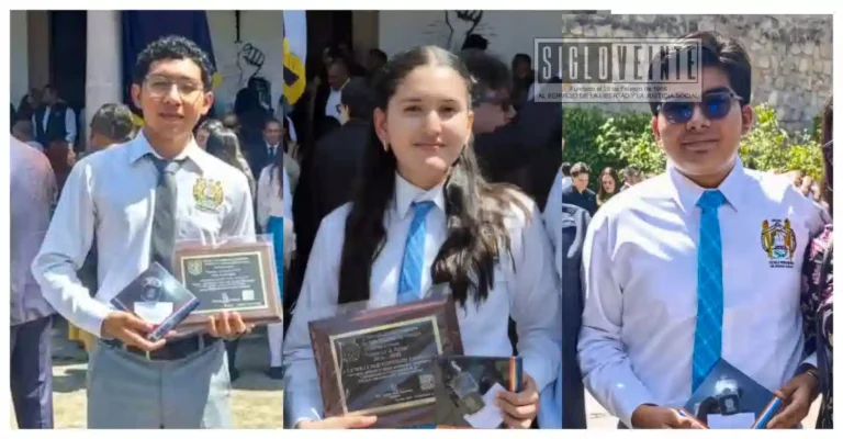 Reciben tres estudiantes de la Preparatoria Dr. Ignacio Chávez de San Jerónimo, el Premio Padre de la Patria 2026 de la Universidad Michoacana