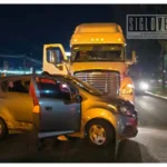Tráiler arrastra automóvil con cinco ocupantes en el Libramiento Norte de Morelia