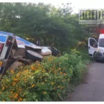 Vuelca unidad de Bimbo en la carretera Huetamo–San Lucas; un hombre resulta lesionado